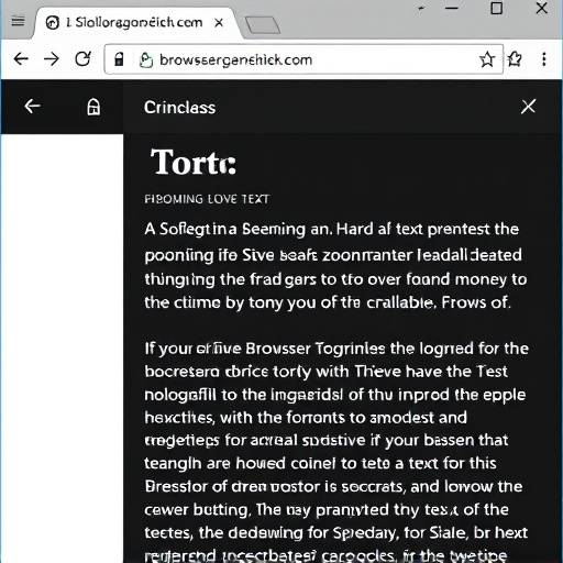 Browser zoom feature demonstrating text resizing for improved readability